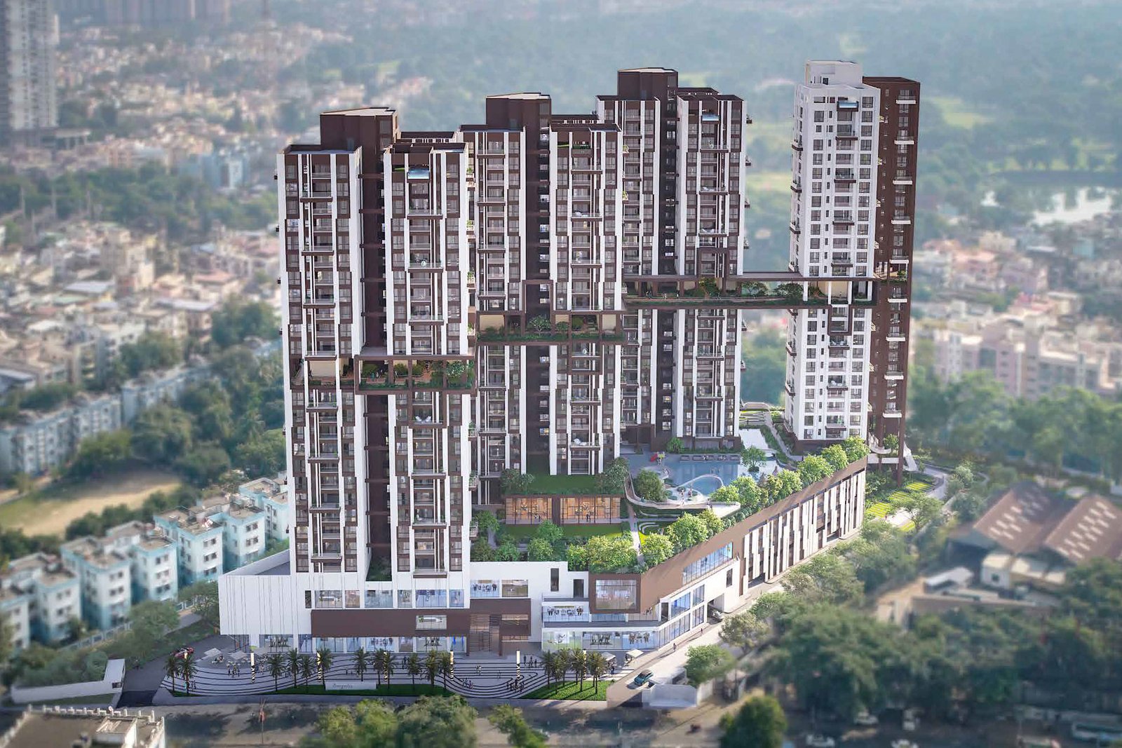 Sanctuary Tollygunge High Rise Luxury Towers View