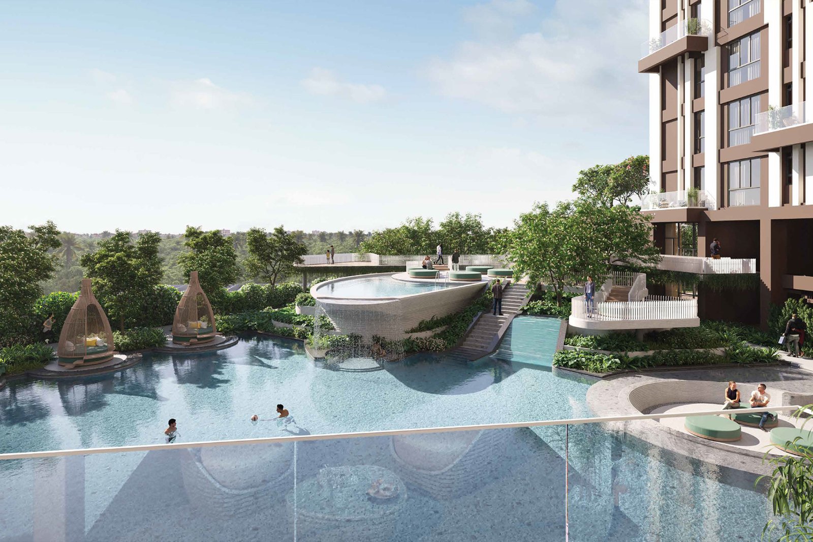 Sanctuary Premium Clubhouse Spa and Pool Complex